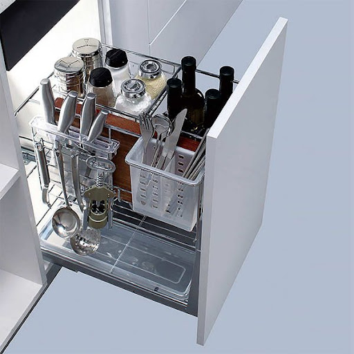 Kệ dao thớt chai lọ nan dẹt inox 304