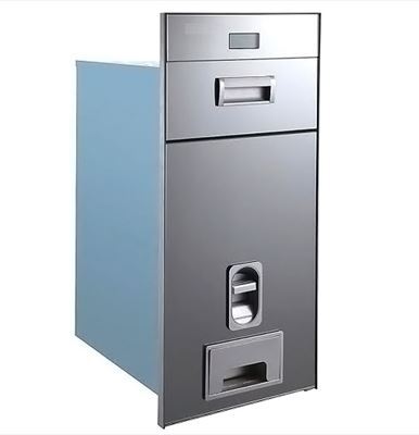Thùng gạo inox 304 mặt gương đen trắng
