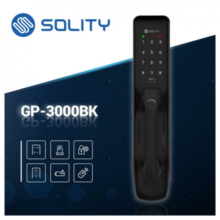 Khóa cửa vân tay Solity GP-3000BK
